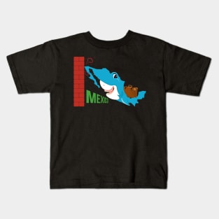 A funny map of Mexico Kids T-Shirt